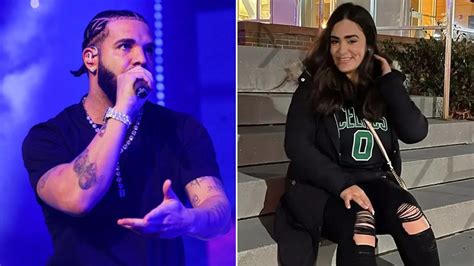 veronica correia drake|Drake fan who tossed her 36G bra at the rapper during concert is。